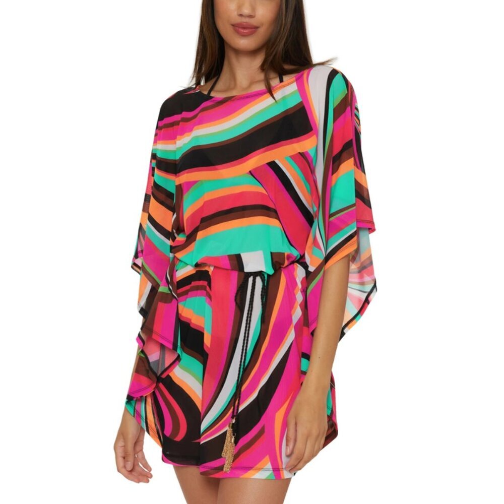 NWT Trina Turk Swoop Anissa Caftan Cover Up Beach Dress